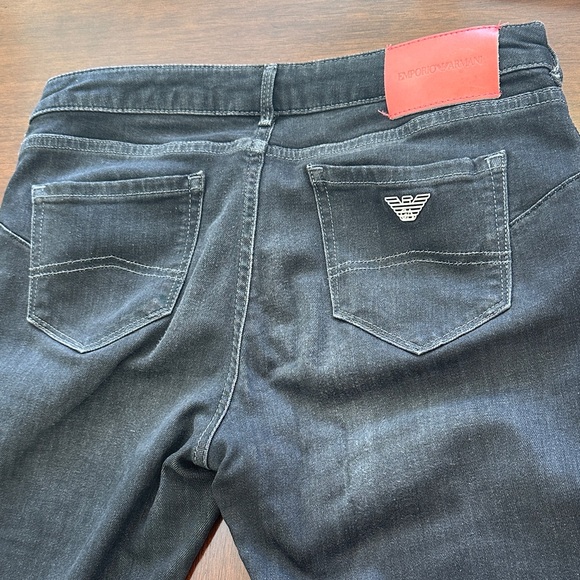 Emporio Armani Push Up Black Skinny Jeans – Size 27 | Stretch Denim - Picture 11 of 15